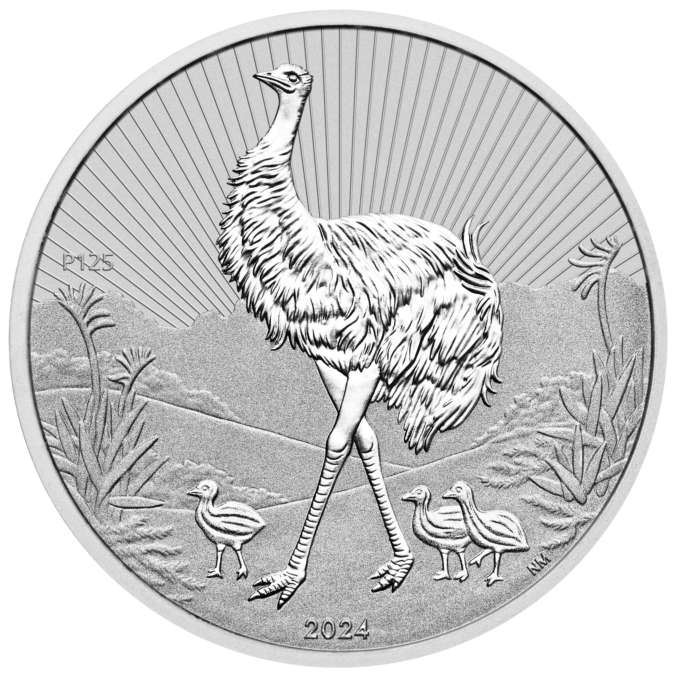 2024 next generation emu 2oz. 9999 silver bullion coin