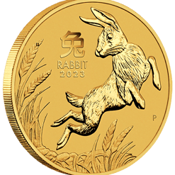 2023 year of the rabbit 1/20oz. 9999 gold bullion coin – lunar series iii