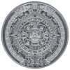 Aztec Calendar 1/10oz .999 Silver Bullion Round