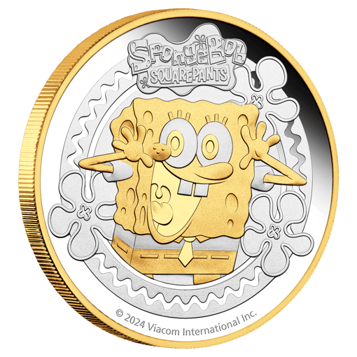 24t21aaa-2024-spongebob-squarepants-2oz-gilded-silver-proof-coin