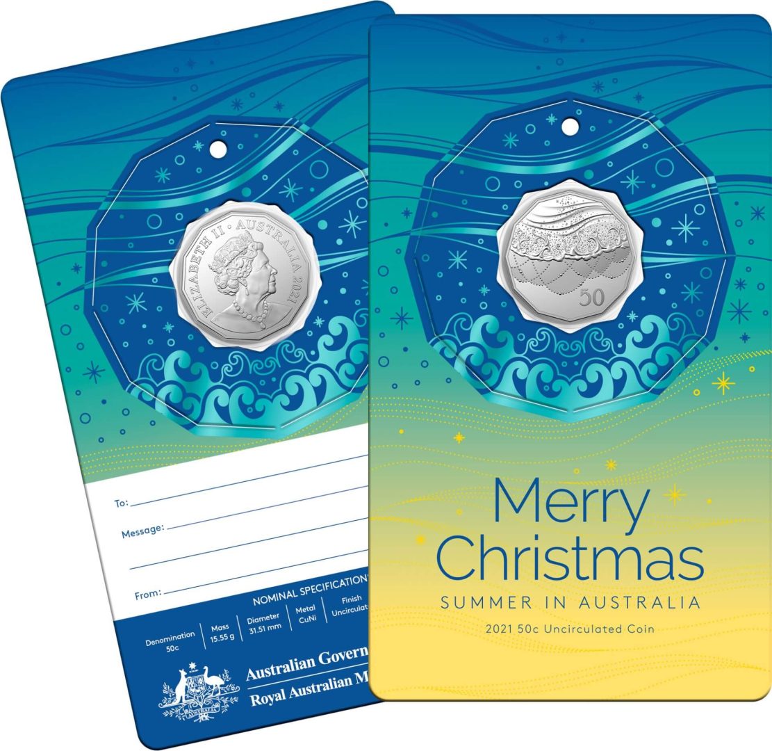 10664-2021-50c-beach-christmas-coin-decoration-in-pop-out-card-pack-of-5-cuni