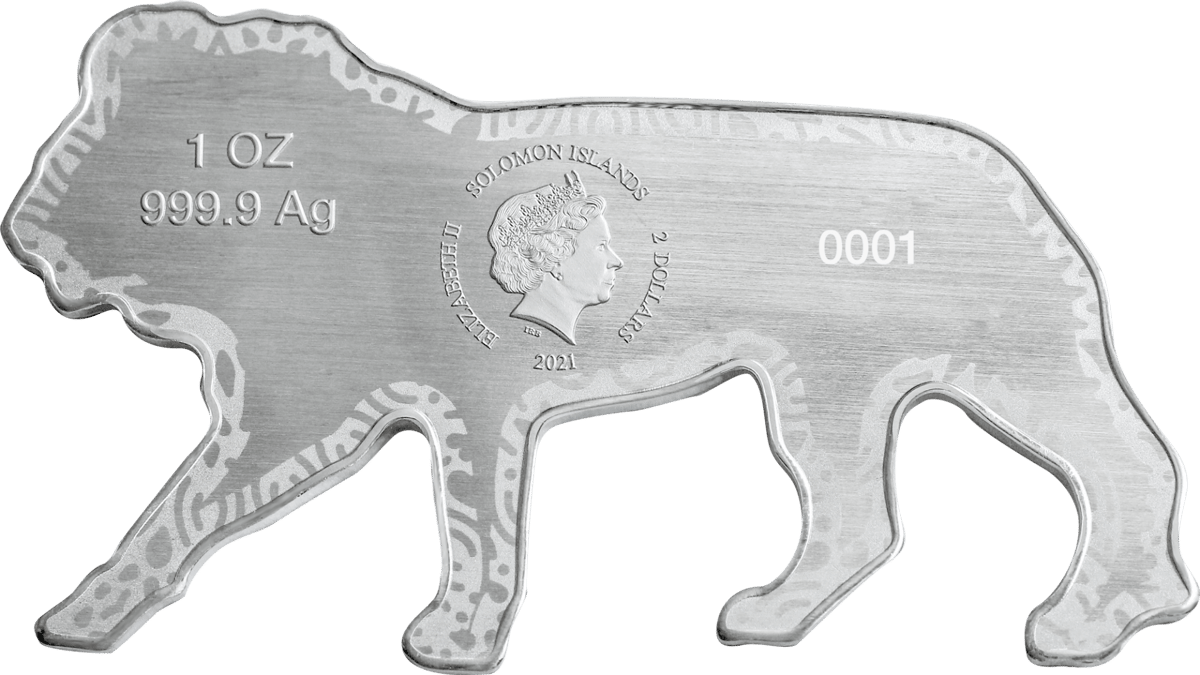 21aoaal1os-2021-animals-of-africa-lion-1oz-9999-silver-lion-shaped-coin