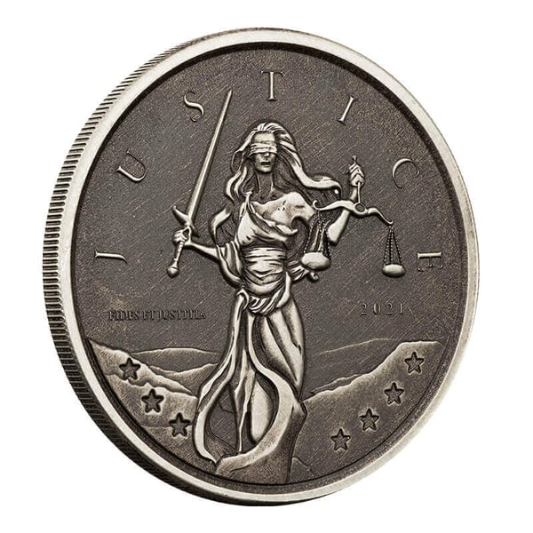 21smglj1ozsantc-2021-gibraltar-lady-justice-1oz-999-silver-antiqued-coin