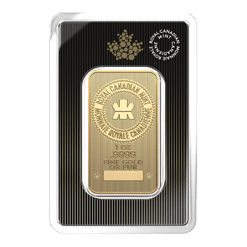 Royal canadian mint 1oz. 9999 gold minted bullion bar