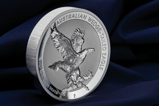 2023 australian wedge-tailed eagle 10oz silver incused coin