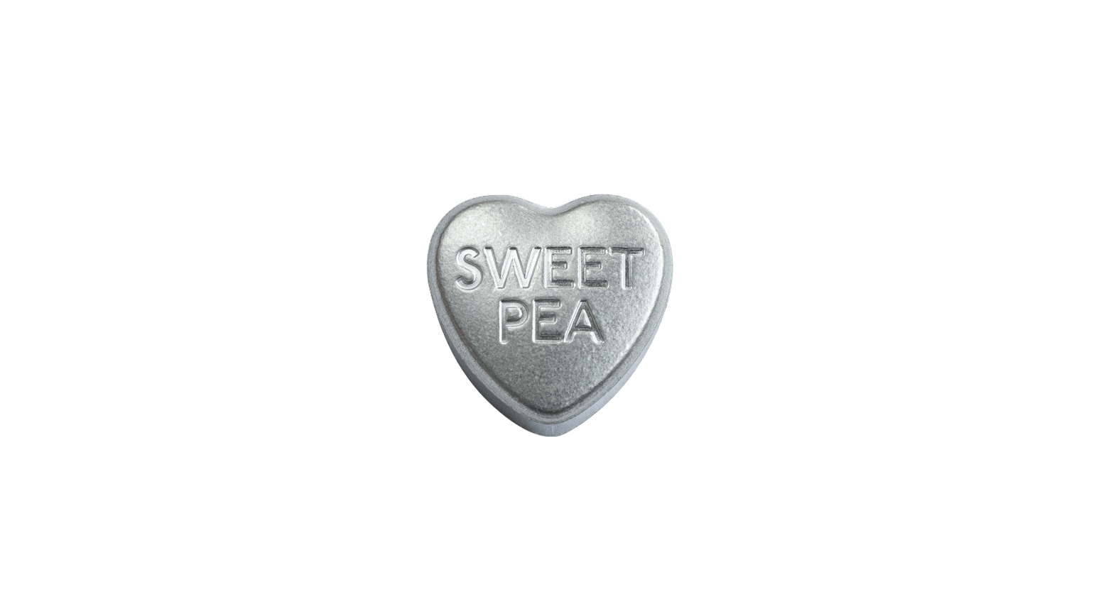 2022 sweethearts candy 30g pure silver 3 hearts set - 3 x 10g hearts