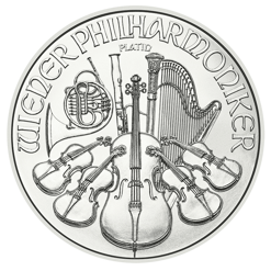 2024 Austrian Philharmonic 1oz .9995 Platinum Bullion Coin