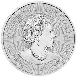 2022 mother & baby dingo 2oz. 9999 silver bullion piedfort coin in pm plastic flip