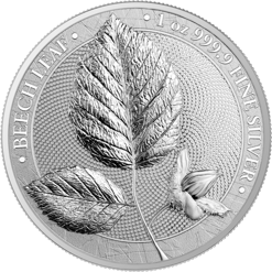 2023 Beech Leaf 1oz Silver Bullion Coin