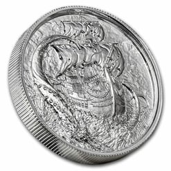 Privateer-series-the-kraken-2oz-999-ultra-high-relief-silver-bul