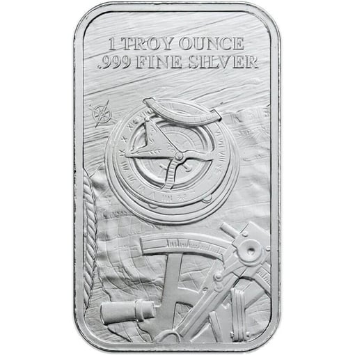 Prospector 1oz. 999 silver minted bullion bar