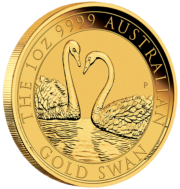 2022 australian swan 1oz. 9999 gold bullion coin