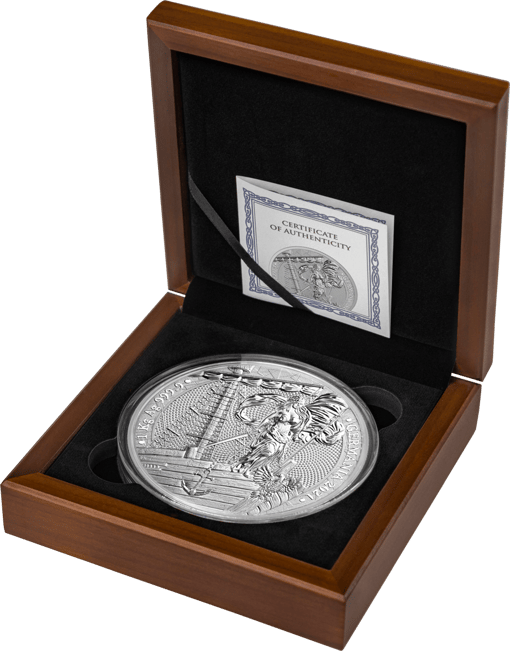 2021 germania 1kg. 9999 silver bullion coin - 1 kilo