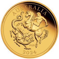 2024 The Perth Mint 125th Anniversary Double Sovereign Gold Proof Coin
