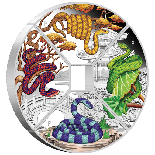 25r67zaa 2025-year-of-the-snake-quadrant-1oz-silver-proof-four-c