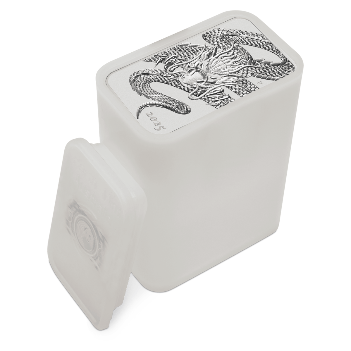 2025 dragon 1oz silver rectangular coin - image 4