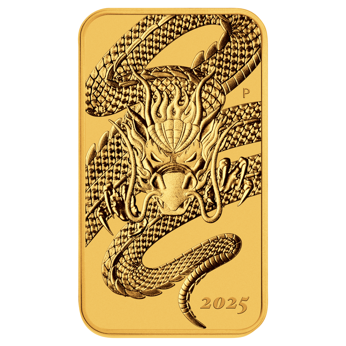 2025 dragon 1oz gold rectangular coin