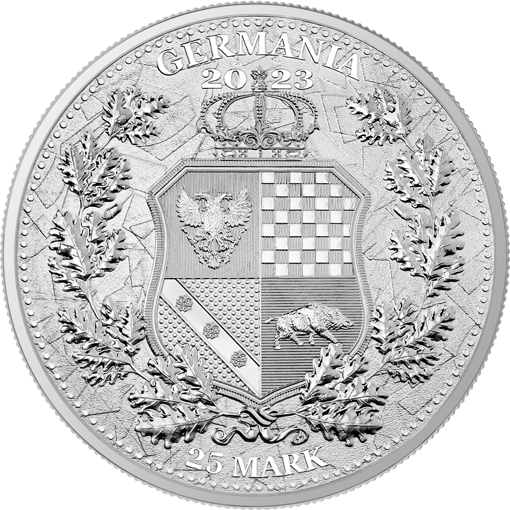 2023 the allegories – galia & germania 5oz silver coin