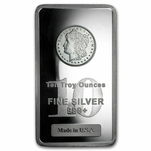 Morgan-dollar-10oz-999-silver-bullion-bar