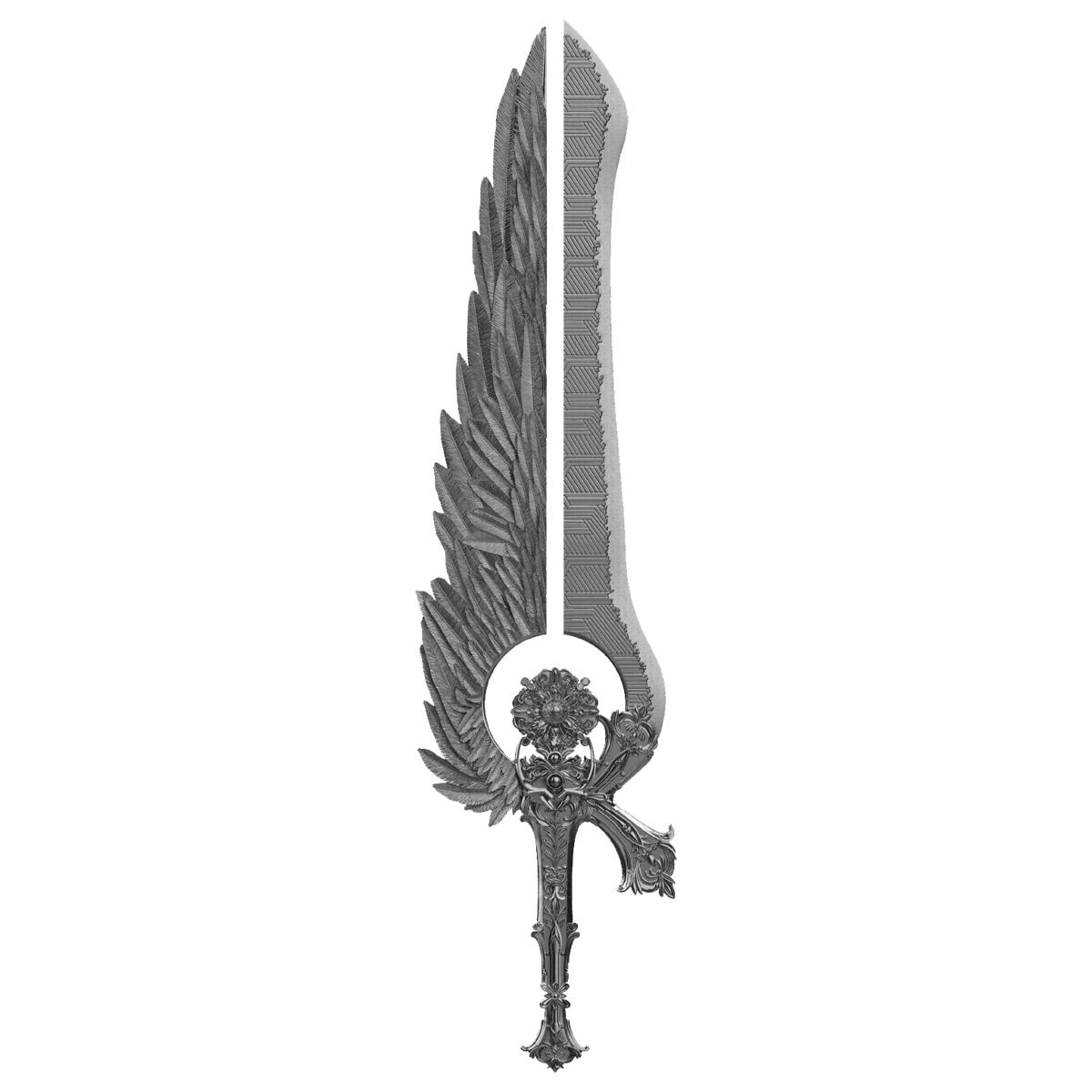 Sword of st. Uriel 2. 5oz silver sword shaped bar