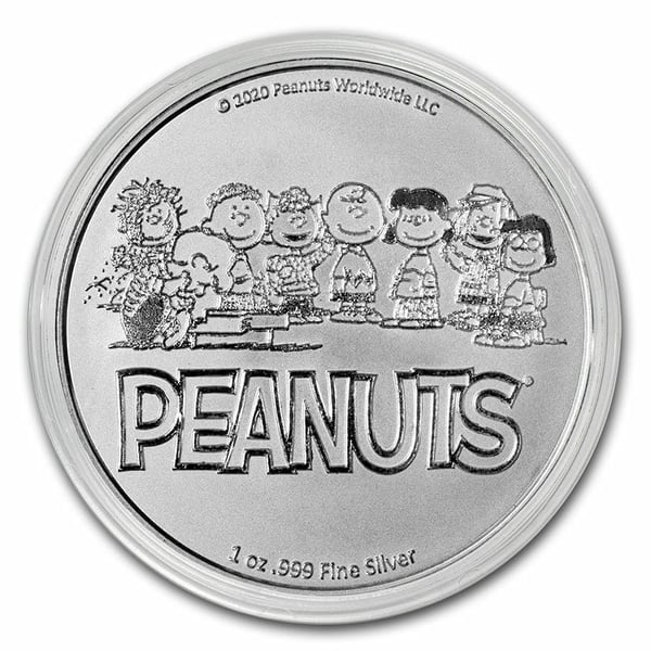 2020p70acb1ozsb-2020-peanuts-70th-anniversary-with-charlie-brown-1oz-999-silver-bullion-round