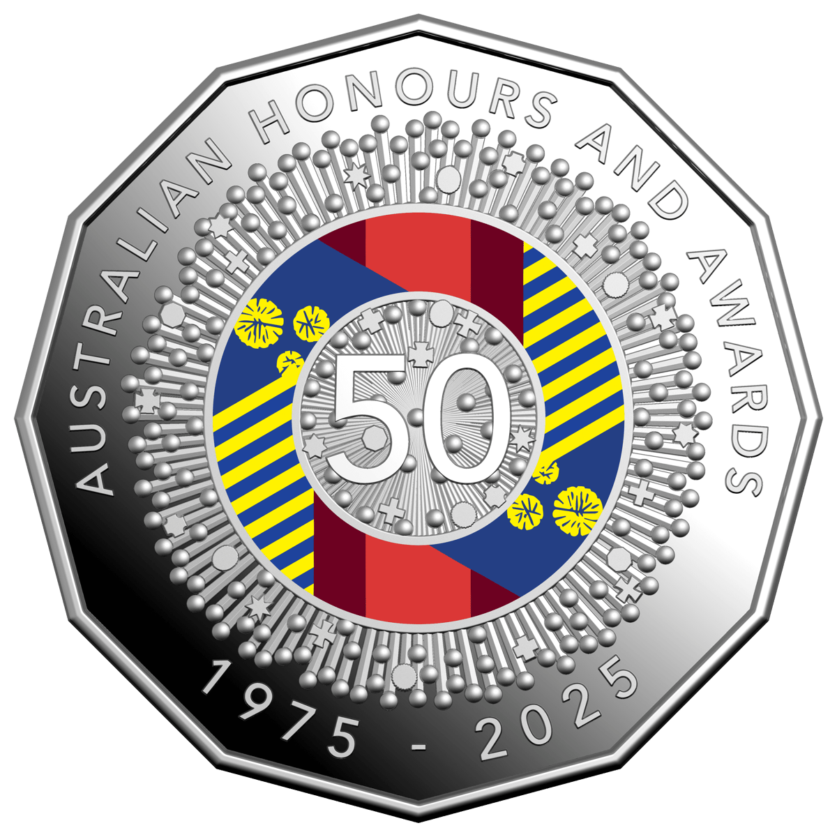 2025 50 years of the australian honours system six coin proof year set - image 2