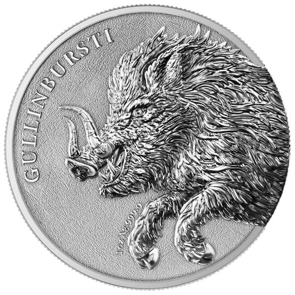 2025 germania beasts gullinbursti 1oz silver 2 coin set
