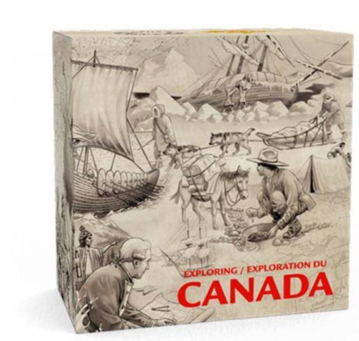 2014 exploring canada - the vikings - $15. 9999 silver coin - royal canadian mint