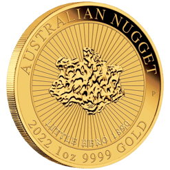 2022 little hero nugget 1oz. 9999 gold bullion coin
