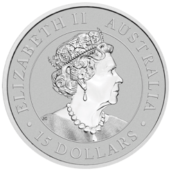 2021 australian kookaburra 1/10oz. 9995 platinum bullion coin