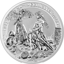 2023 Lady Germania 1kg .9999 Silver Coin – 1 Kilo