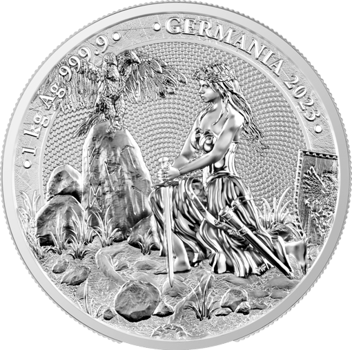 2023 lady germania 1kg. 9999 silver coin – 1 kilo