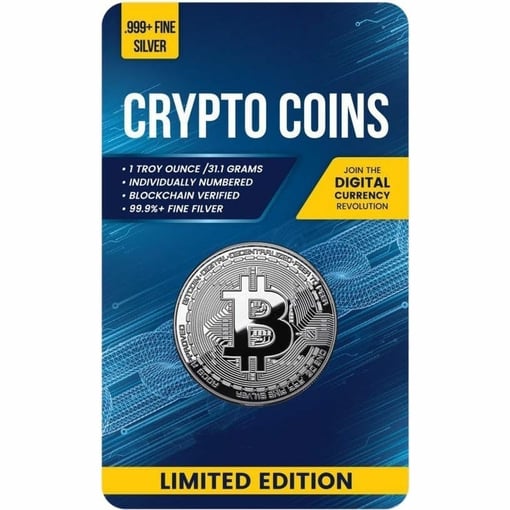 2020 Chad Crypto Series - Bitcoin 1oz .999 Silver Coin | Swan Bullion  Company