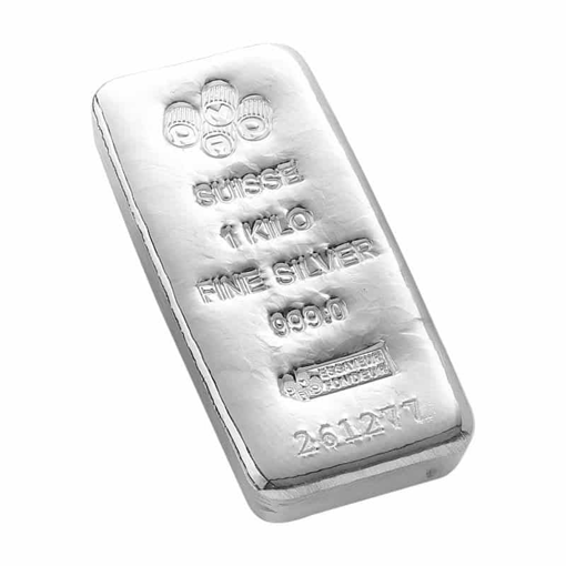 Pamp 1 kilo silver bullion bar