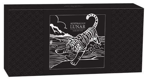 2022 year of the tiger trio 1oz. 9999 silver proof three coin set - lunar series iii