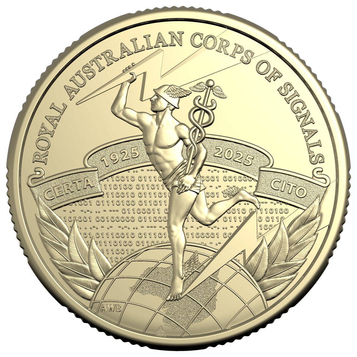 2025 $1 centenary of royal australian corps of signal coin - image 2