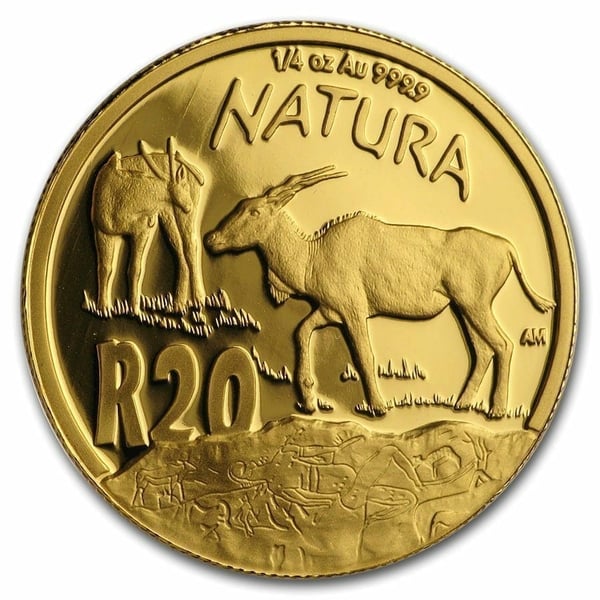 244434-2007-giants-of-africa-the-eland-4-coin-gold-proof-set-natura-proof-set