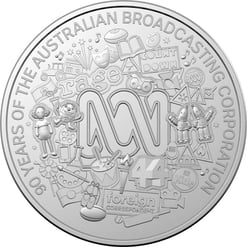 2022 20c 90th anniversary of the abc uncirculated coin in card - cuni