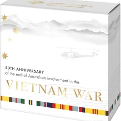 2023 $2 vietnam war - 50th anniversary of the end of australia's involvement c mintmark silver proof coin