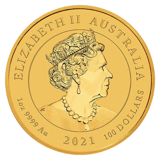 2021 double pixiu 1oz. 9999 gold bullion coin