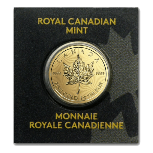 Maple gram 1g gold bullion coin - random year