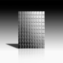Valcambi 100g combibar silver bullion bar - 100 x 1g
