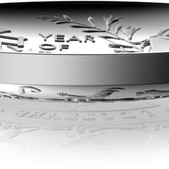 2023 $5 lunar year of the rabbit 1oz. 999 domed silver proof coin