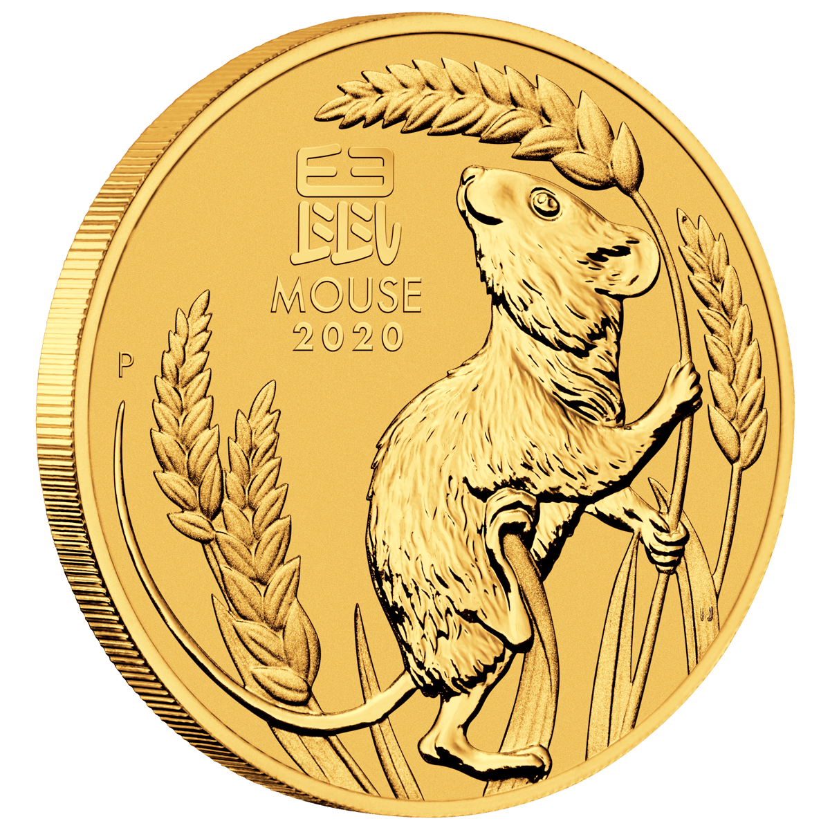 2020 year of the mouse 1/2oz gold bullion coin - image 2