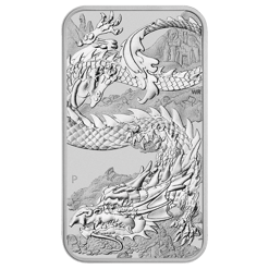 2023 Dragon 1oz Silver Bullion Rectangular Coin