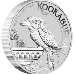 2022 australian kookaburra 10oz. 9999 silver bullion coin