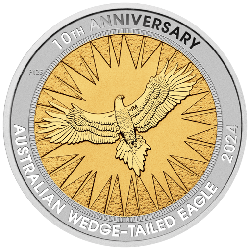 24u71aaa 2024-wedge-tailed-eagle-10th-anniversary-1-5oz-bi-metal