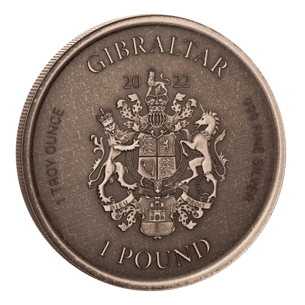 22smglj1ozsantc-2022-gibraltar-lady-justice-1oz-999-silver-antiqued-coin