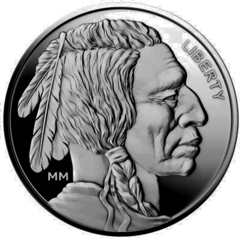 Mmbuff1ozs-buffalo-1oz-999-silver-bullion-round