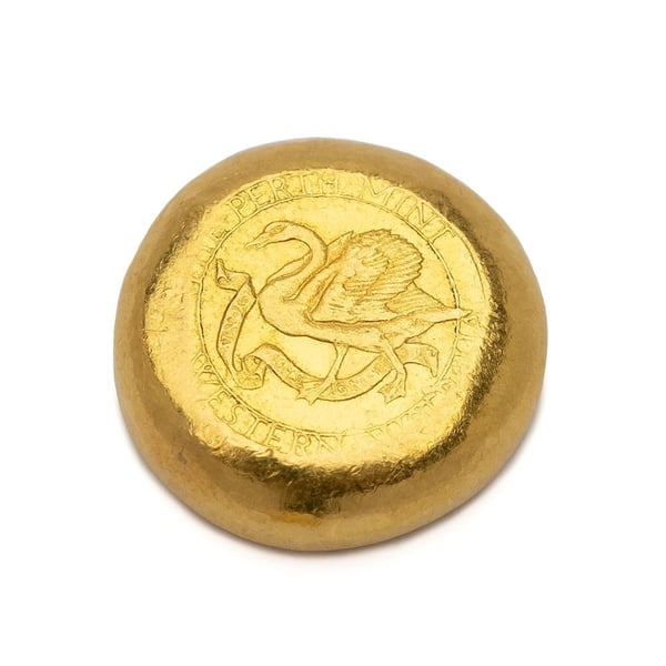 XX01EPXLFS-perth-mint-12oz-9999-gold-cast-bullion-bar-left-facing-swan
